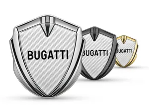 Bugatti Emblem Silikon Abzeichen Tuning Stil Glänzend Top